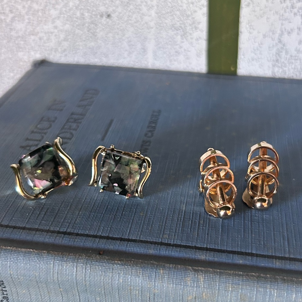 Two pair Vintage Coro Clip On Earrings